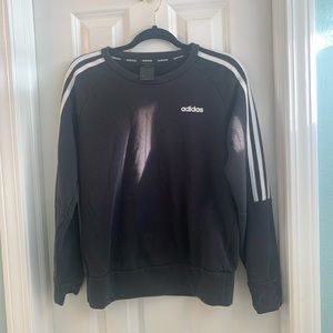 🖤 Adidas Black with White Stripes Pullover🤍